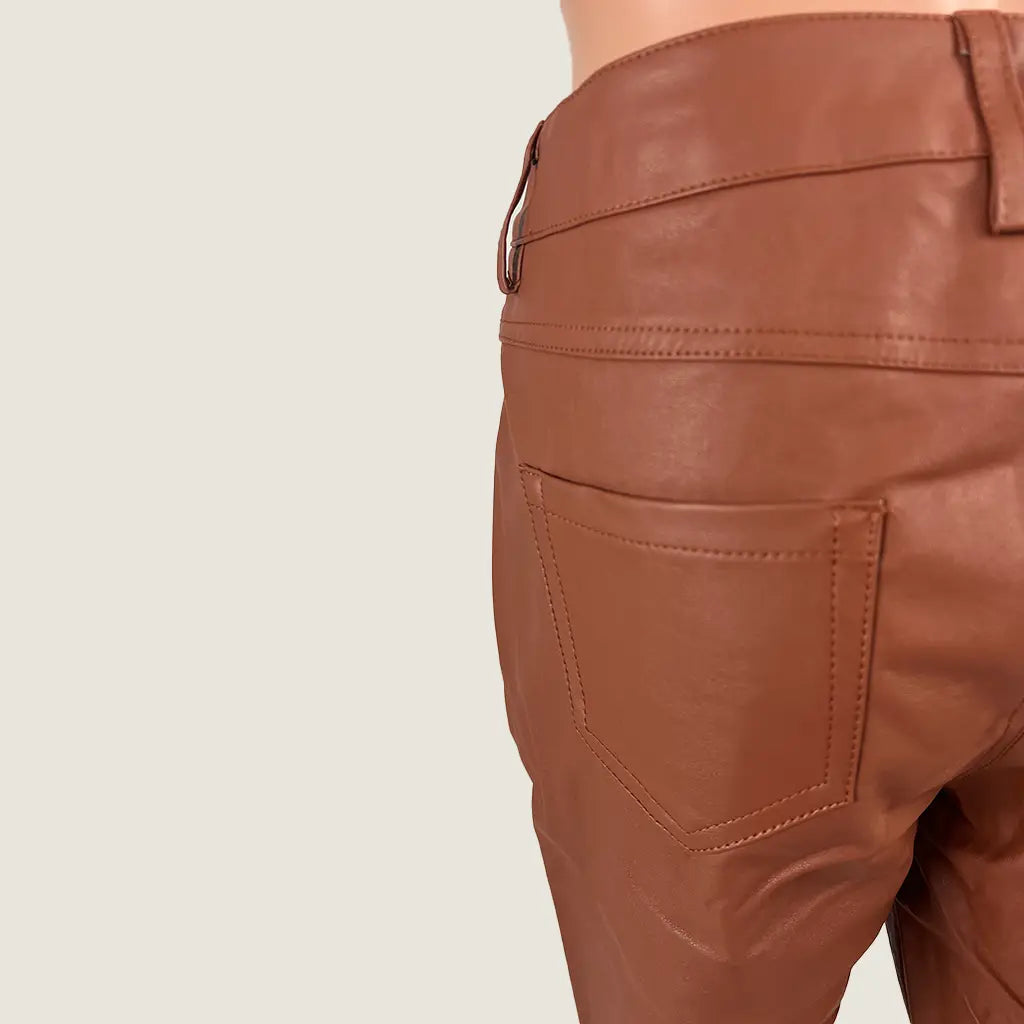 Heine Coated Brown Women's Pant 38