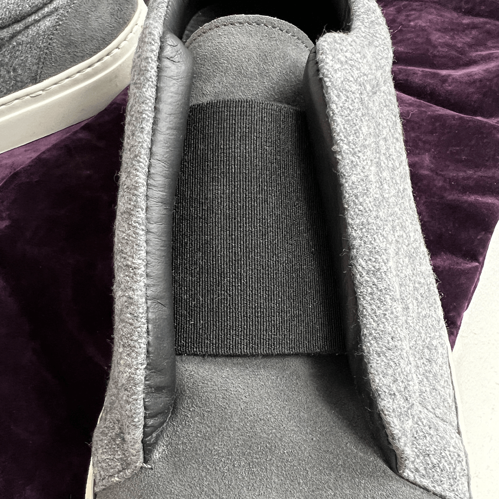 Top View of the Isaia Men's Slip Sneaker On