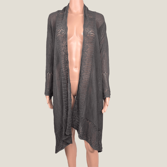 Jeans West Knit Open Cardigan Open