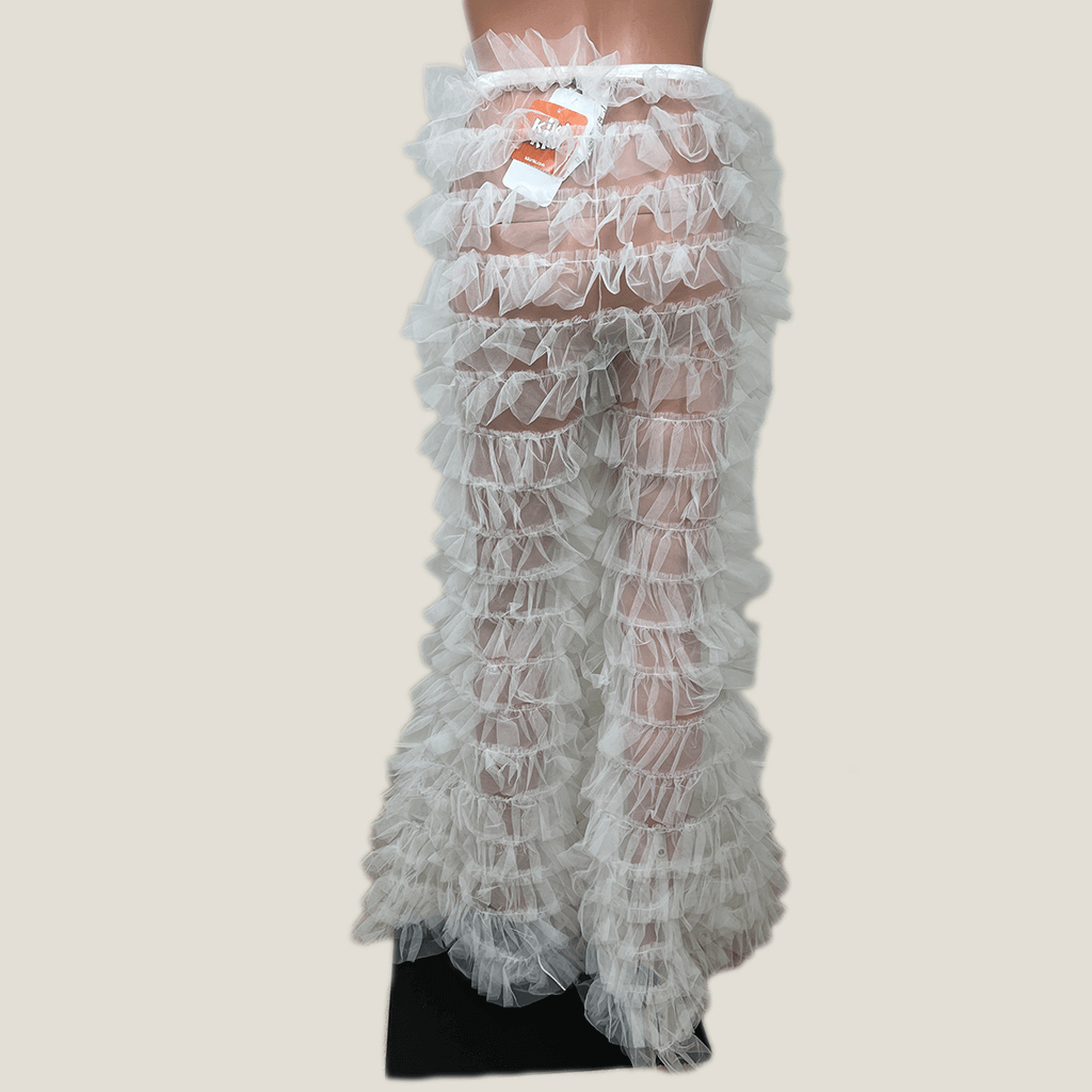 Kiki Riki Sheer Frill Flare Pants Back