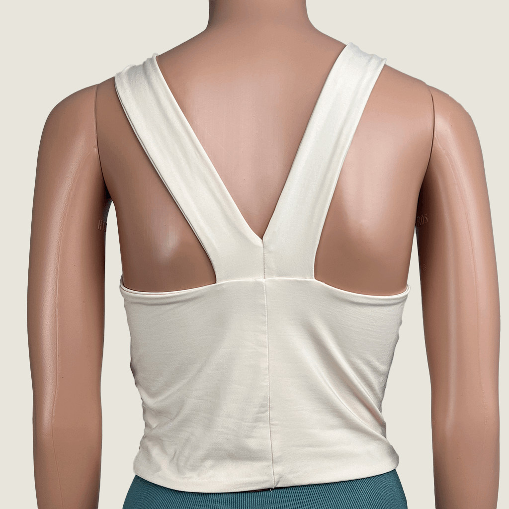 Kookai Sleeveless Crop Top Back