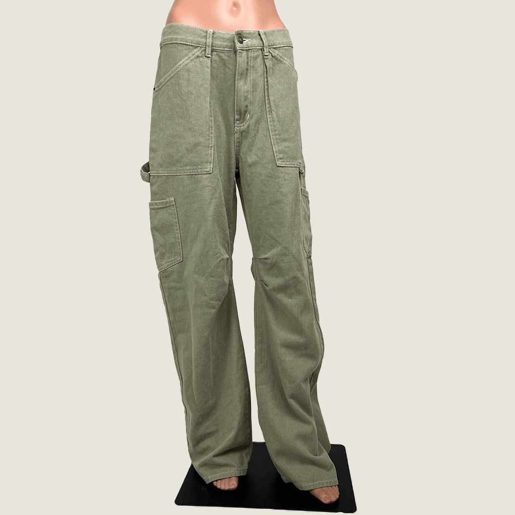 Lioness Miami Vice Khaki Pant Front