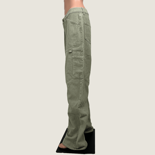 Lioness Miami Vice Khaki Pant Side