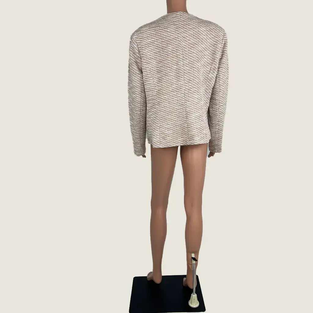 Back View of the Liz Jordon Boucle Jacket