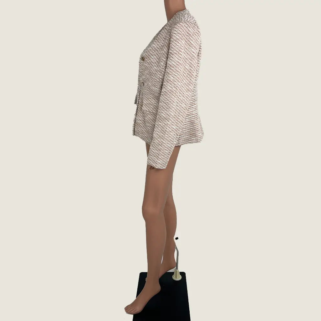 Side View of the Liz Jordon Boucle Jacket