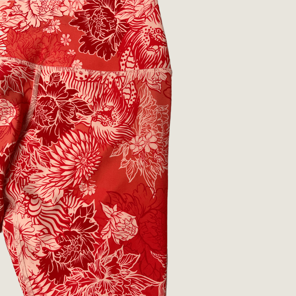 Lorna Jane Oriental Blossom 7/8 Tight Side Detail