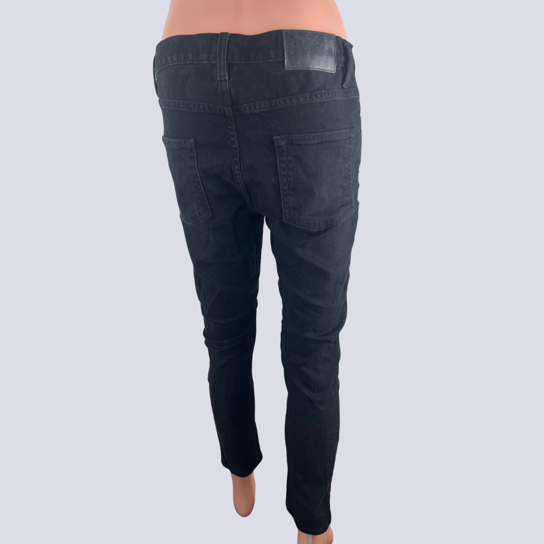Back view of the Lost in Seasons Black Jeans
