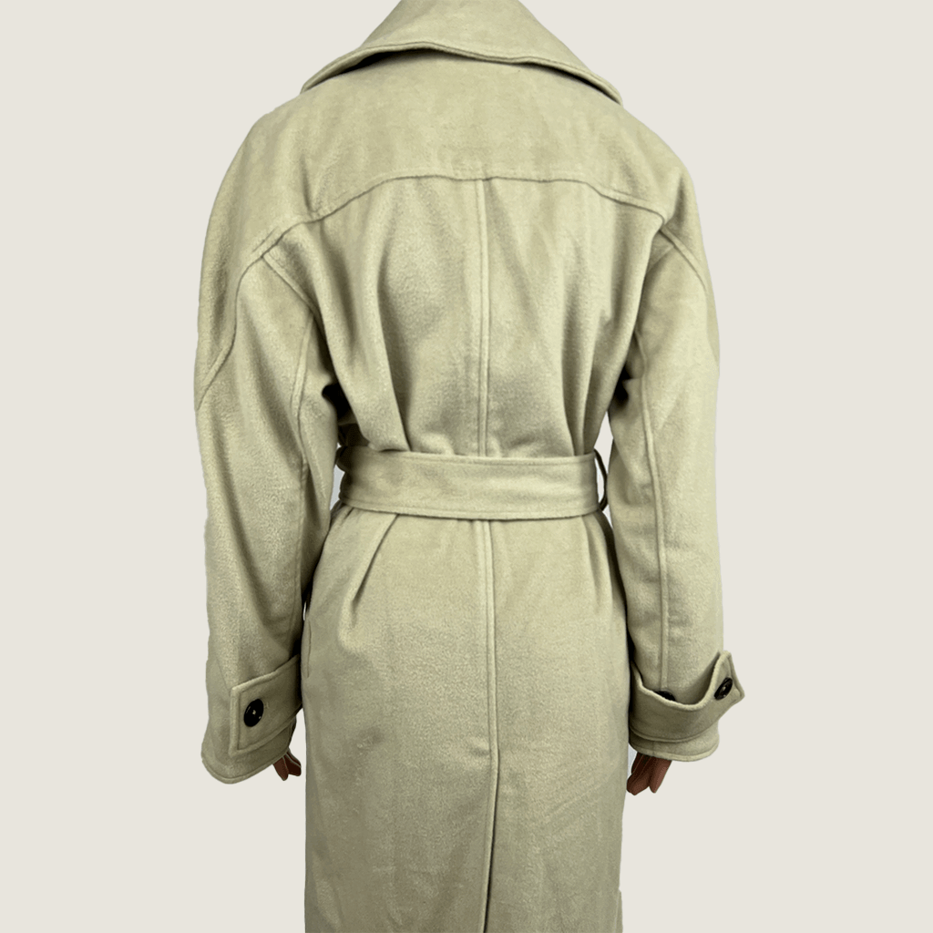 Back view of the Madison The Label 'Larissa' coat