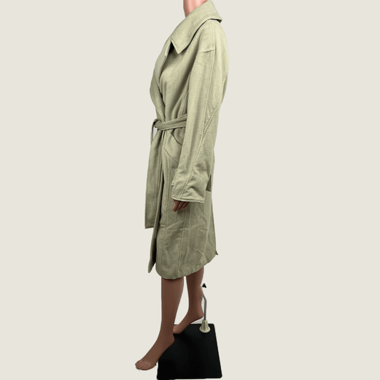 Side view of the Madison The Label 'Larissa' coat