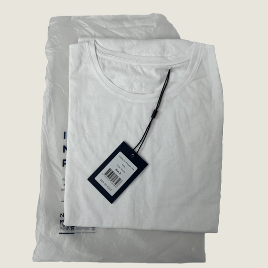 Nimble Women's White Long For A Stretch Tank With Bag