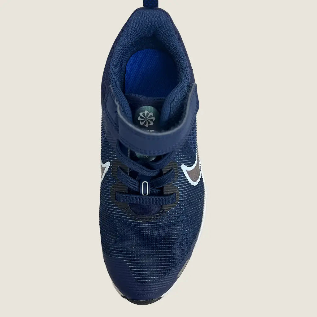 Front View of the Nike Downshifter 12 Next Nature GS Kids Running Shoes