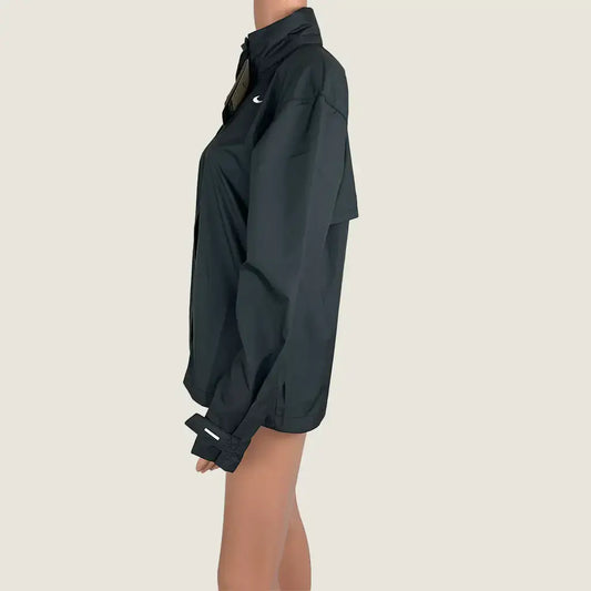 Side View of the Nike Women's Fast Repel Running Jacket