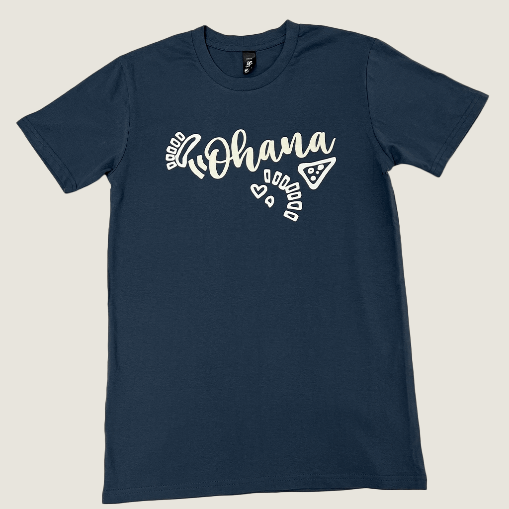 Unisex Ohana Blue T-Shirt Front