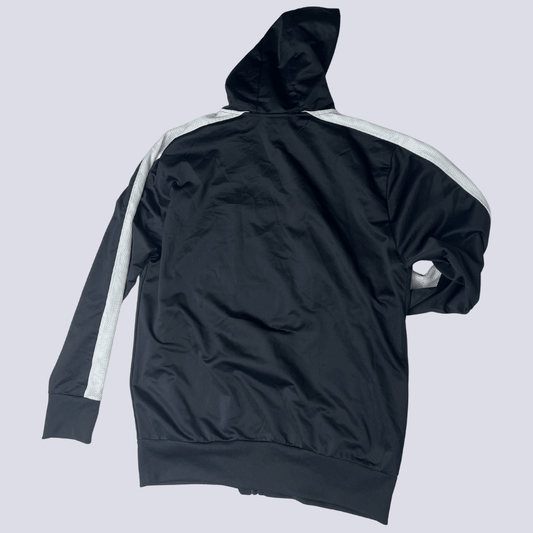 Front view of the Okay men's hoodie