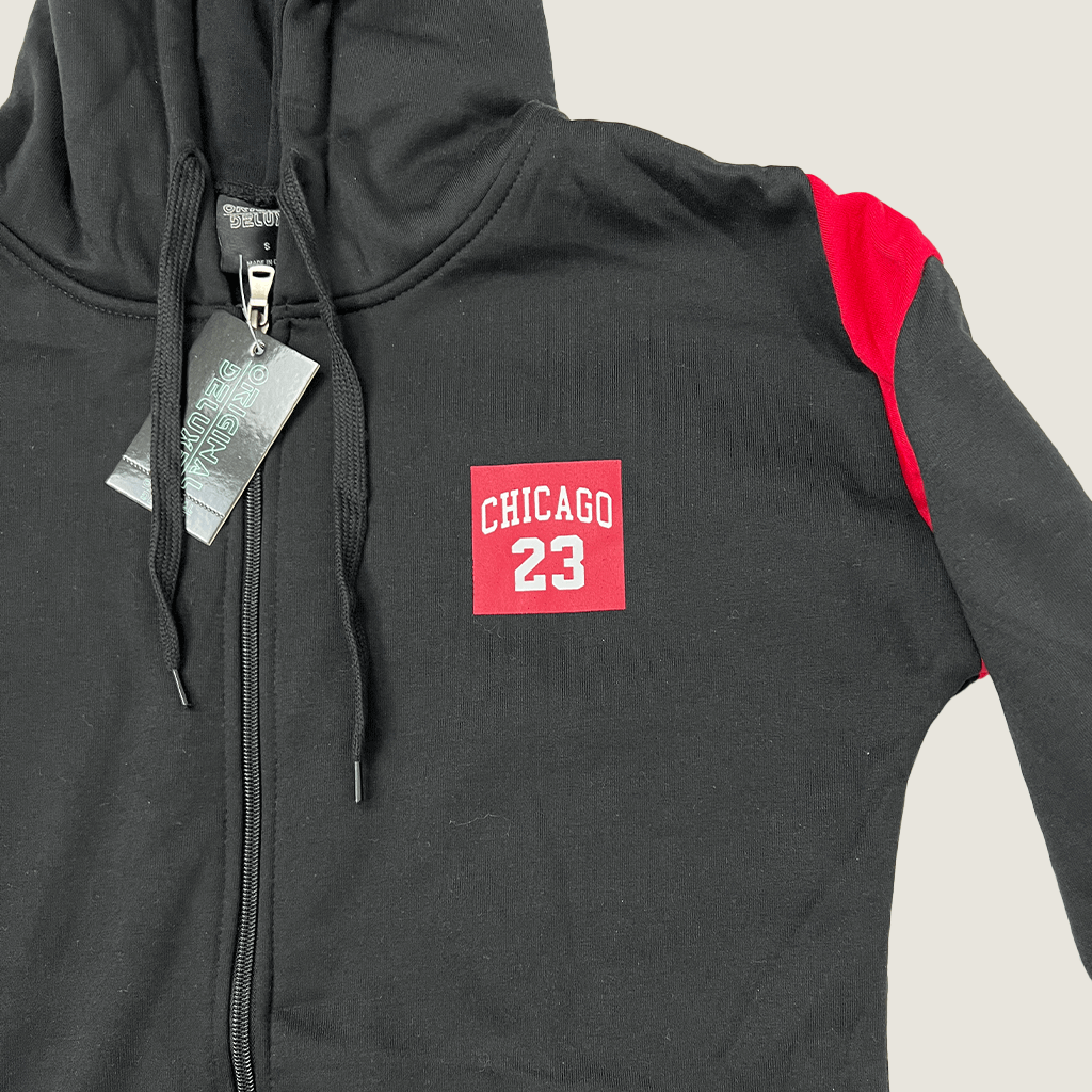 Original Delux Chicago Hoodie Front Detail