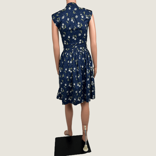 Princess Hwy Wattle Print Midi Dress Back