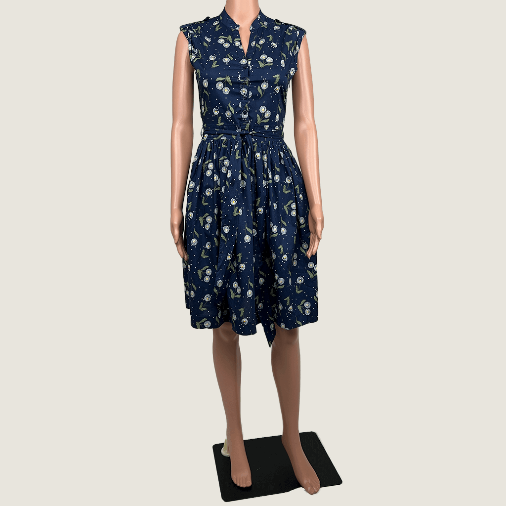Princess Hwy Wattle Print Midi Dress Front