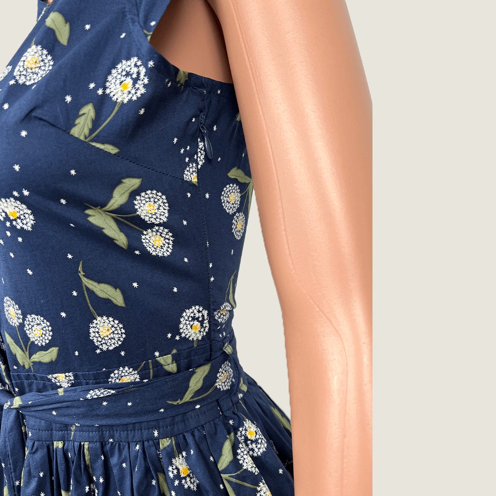 Princess Hwy Wattle Print Midi Dress Side Detail