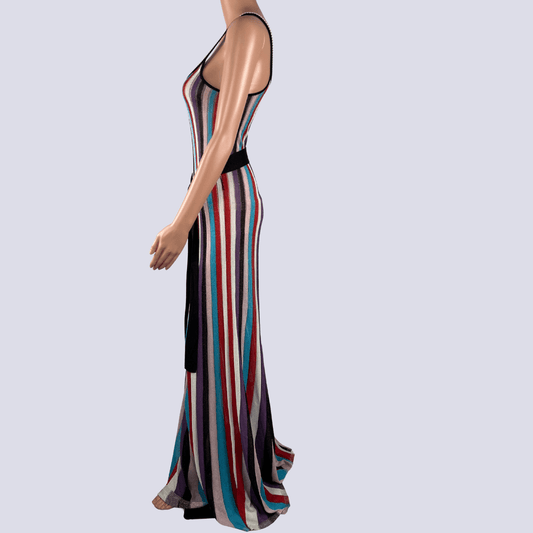 Side view of the Rebecca Vallance Maxi Dress