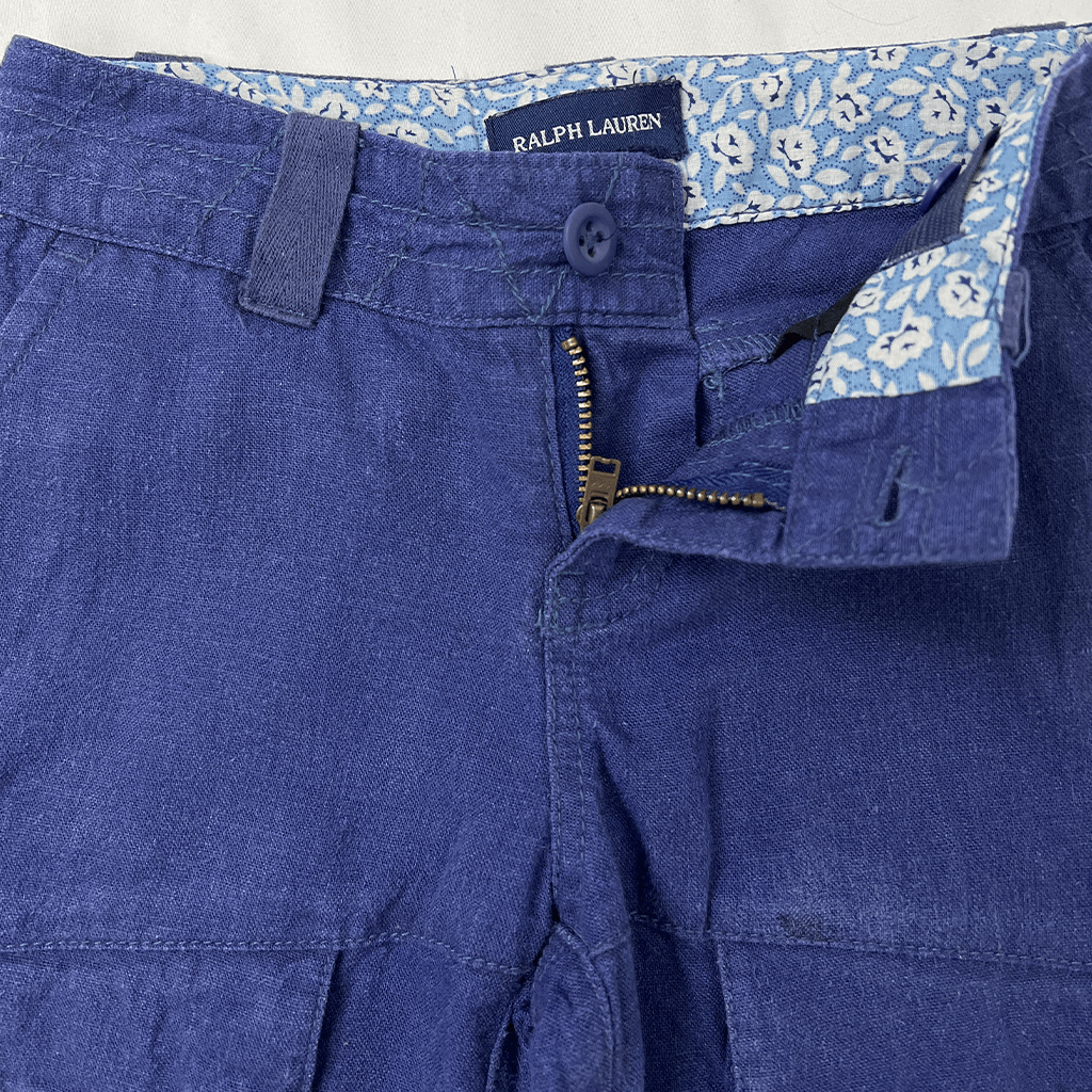 Ralph Lauren Boys Cargo Front Pant Waist Detail