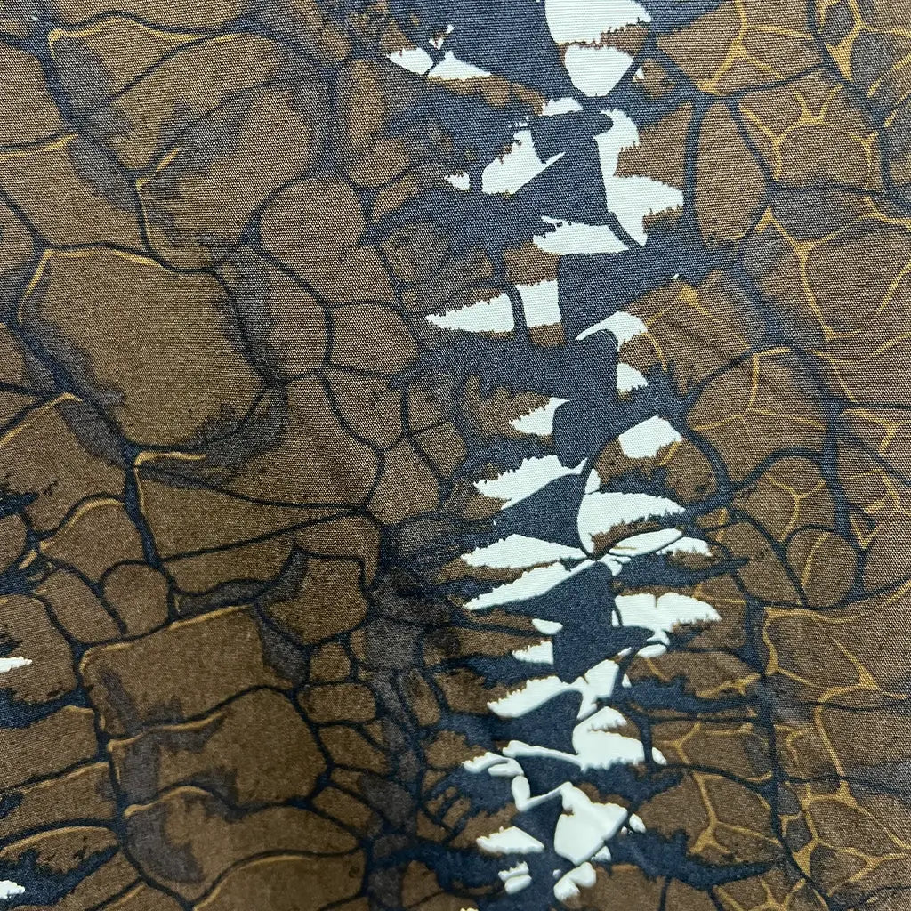 Fabric Detail View of the Refinity Boab Print Mini Skirt