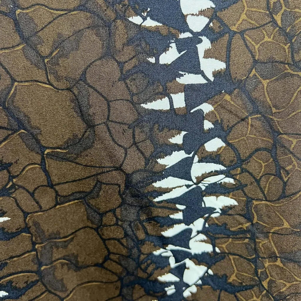 Fabric Detail View of the Refinity Boab Print Mini Skirt