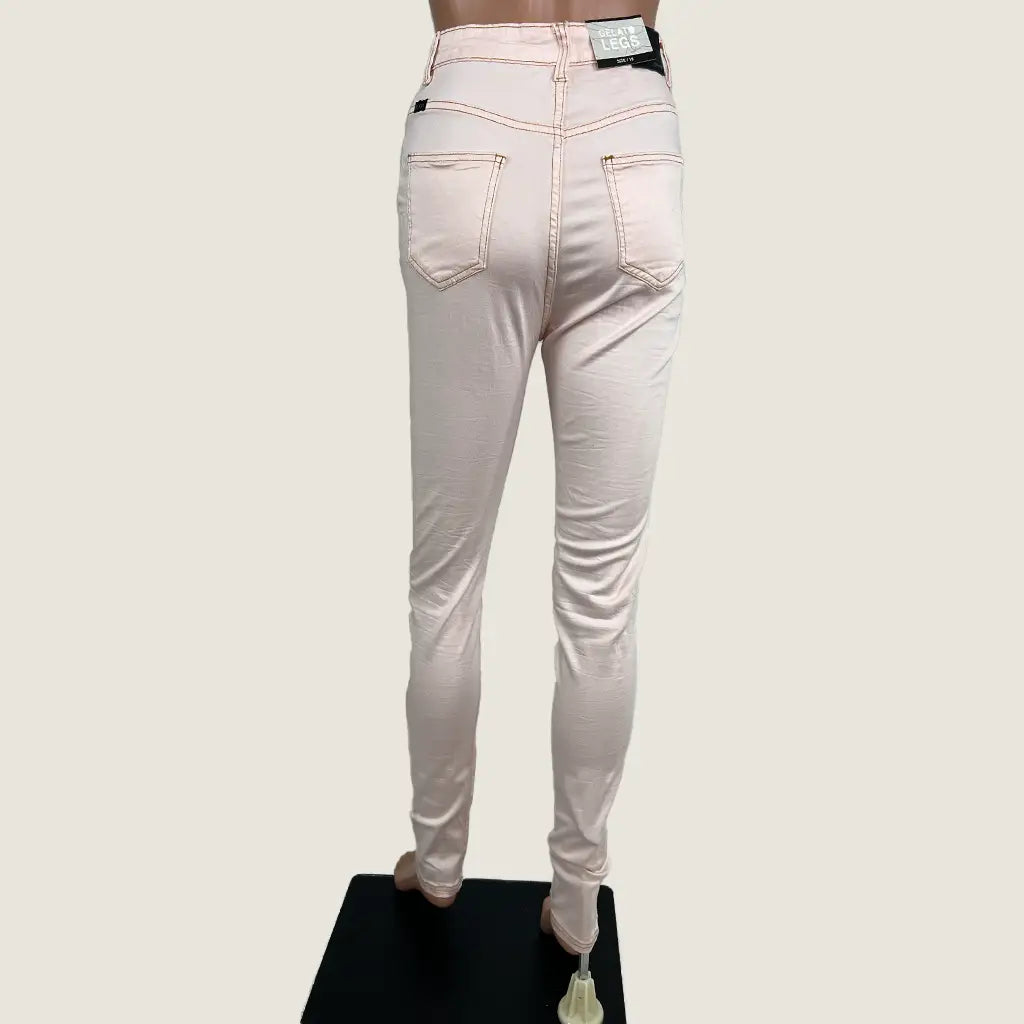 Back View of the Refuge Denim Gelato Legs Ladies Jean High Rise