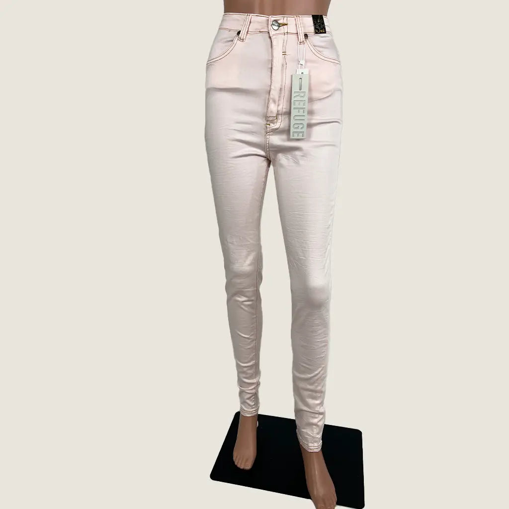 Front View of the Refuge Denim Gelato Legs Ladies Jean High Rise