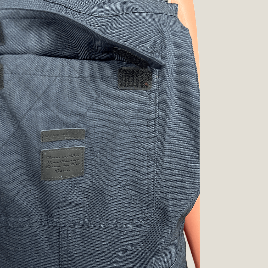 Rojo Ski Bib Front Pocket Detail