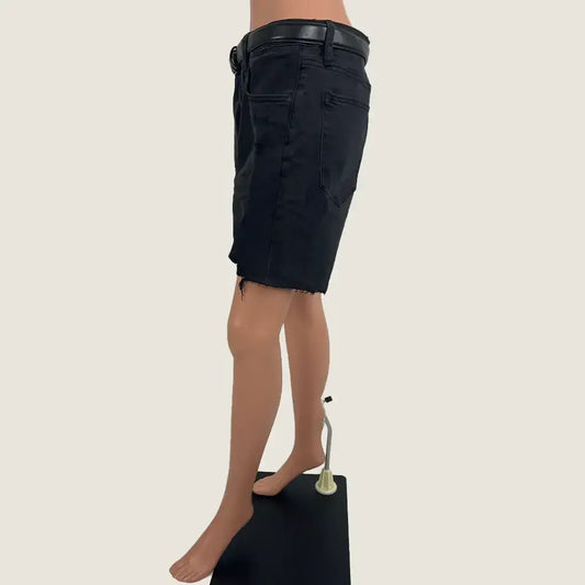 Side View of the Rolla Tim Slims Men's Short Hard on Black