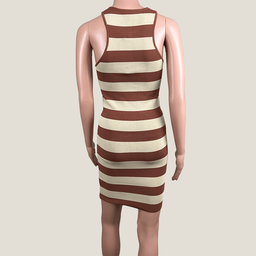 Shona Joy Racerback Mini Dress Back