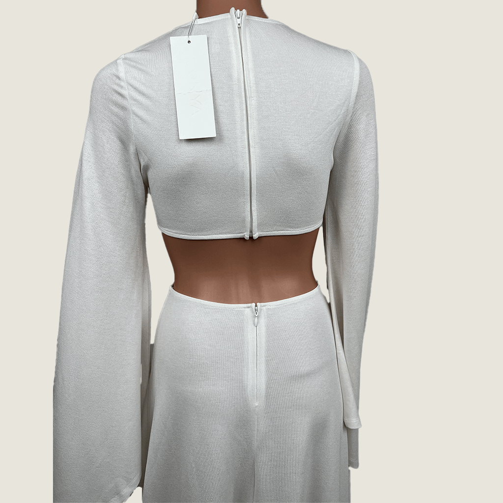 Sonya Jordana Majestic Knit Maxi Dress Back Detail