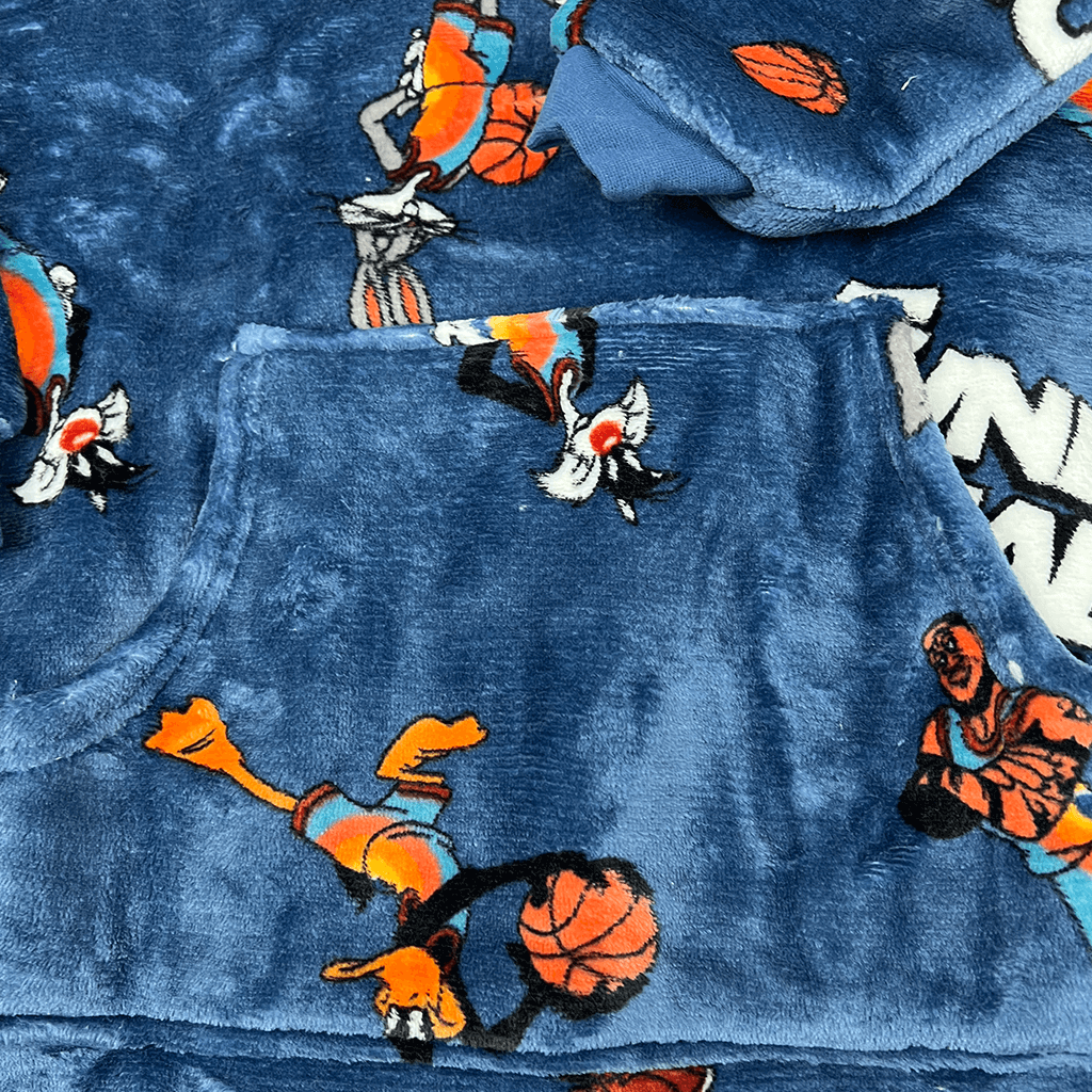 Space Jam Hoodie Blanket Pocket Detail