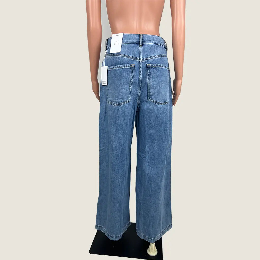 Back View of the & Other Stories Low Rise Wide Leg Jean