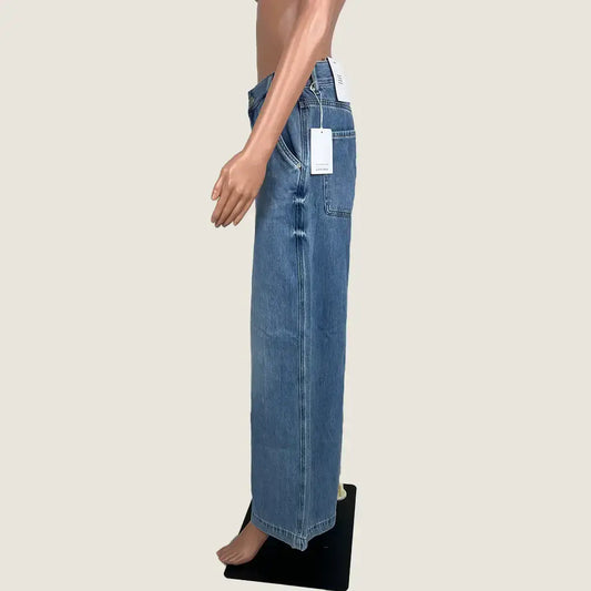 Side View of the & Other Stories Low Rise Wide Leg Jean