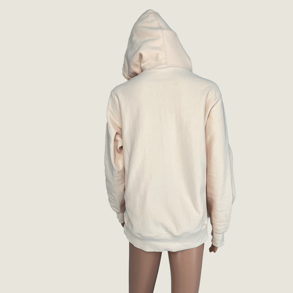 Back view of the Supreme Box Logo Hooded Sweatshirt