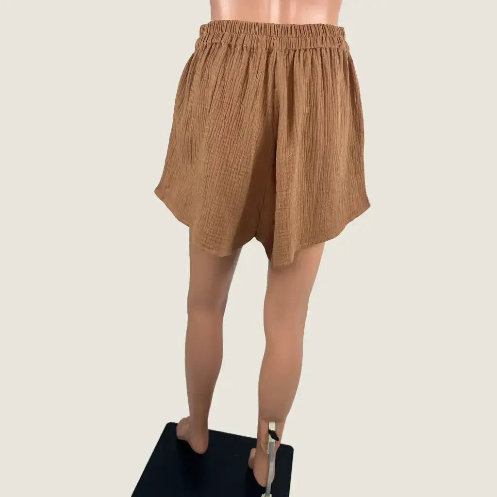 Back View of the Tanah Folk Women's Binni Short