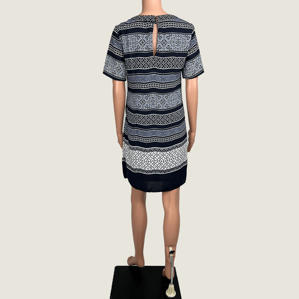 Tokito Paisley Shift Midi Dress Back