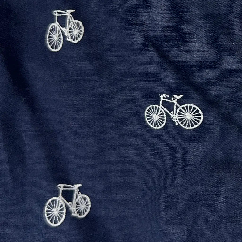 Front Detail View of the Tommy Hilfiger Boys Navy Shirt