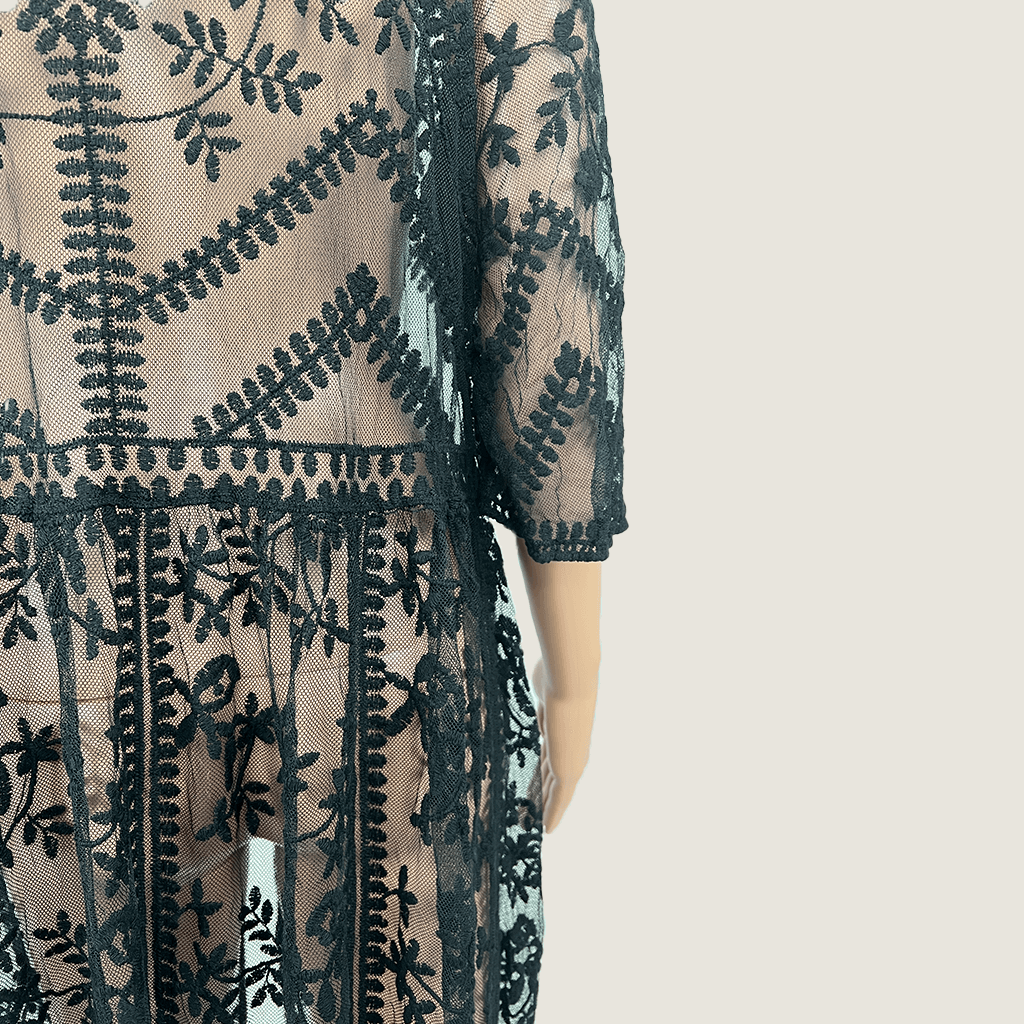 Valleygirl Lace Long Cardigan Sleeve