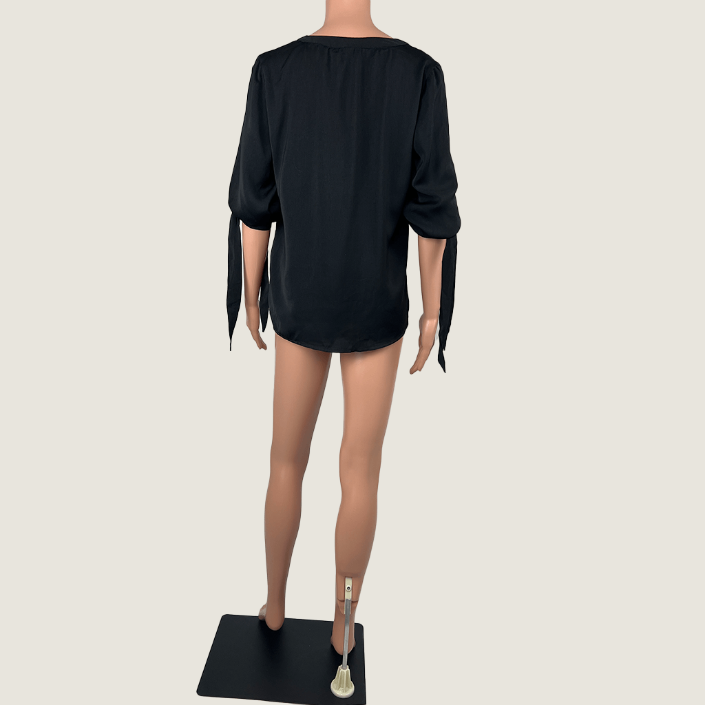 Back view of the Vero Moda Black Short Sleeve Shirt
