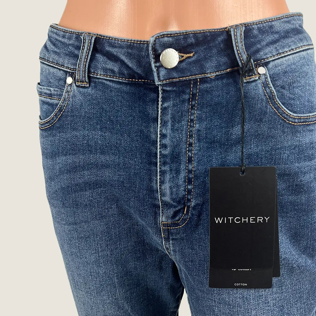 Witchery 7/8 Mid Rise Skinny Stretch Denim 9