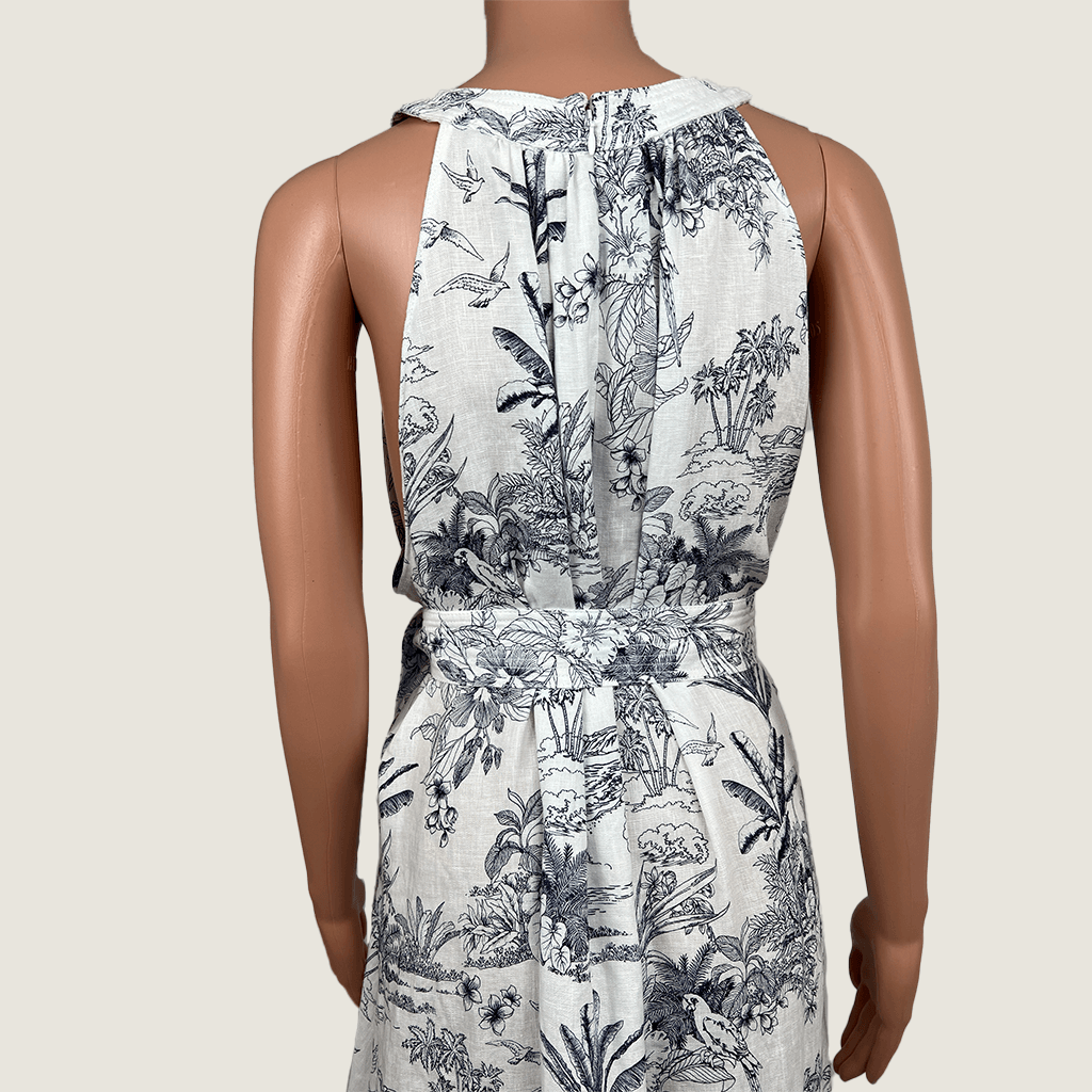 Witchery Island Midi Halter Dress Back Detail