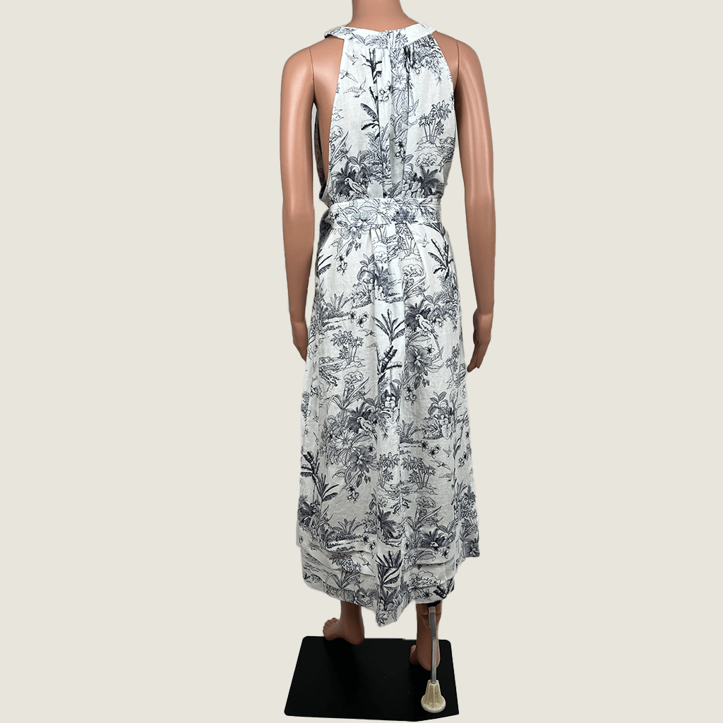 Witchery Island Midi Halter Dress Back