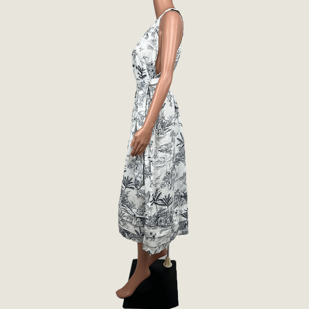Witchery Island Midi Halter Dress Side