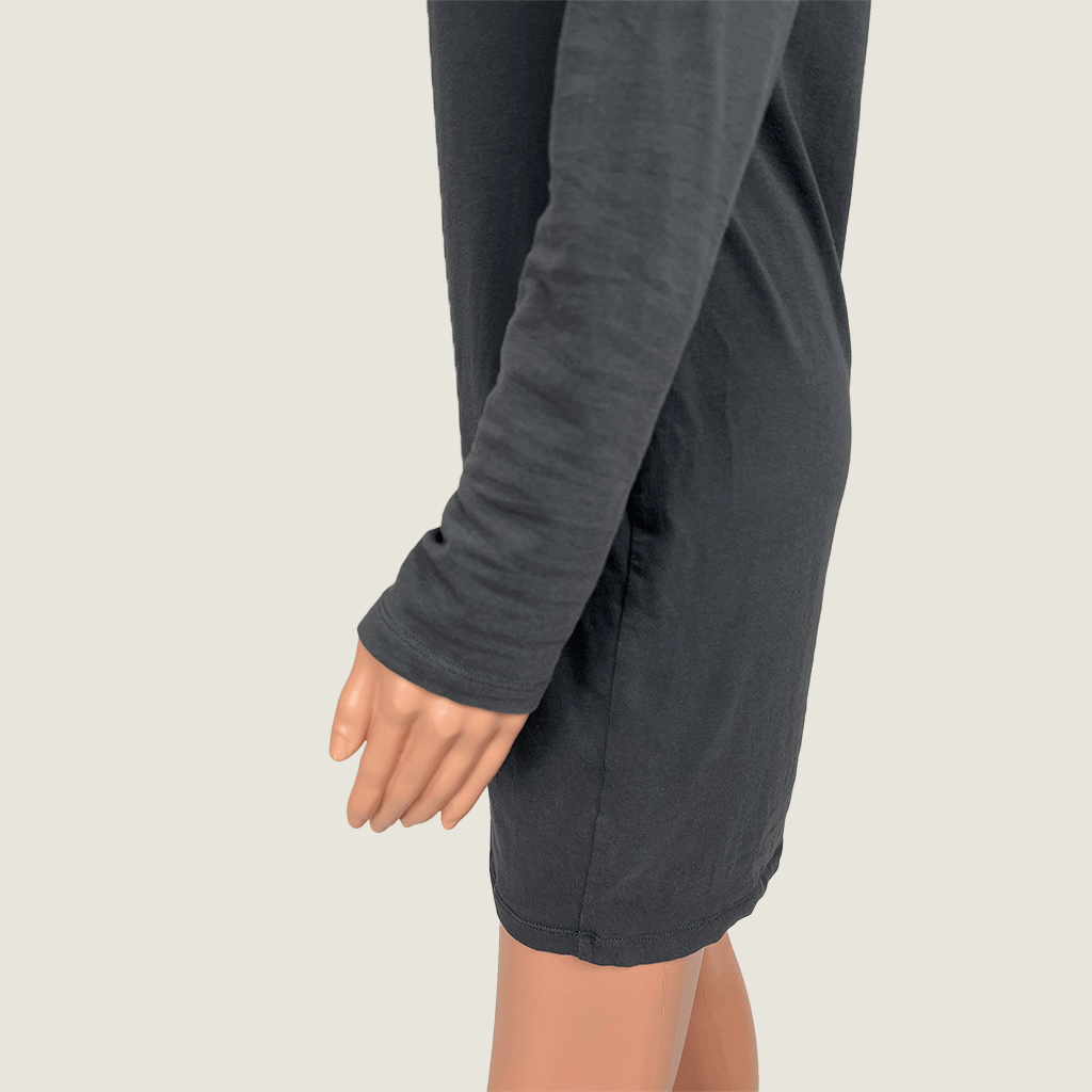 Witchery Grey Bodycon Midi Dress Sleeve