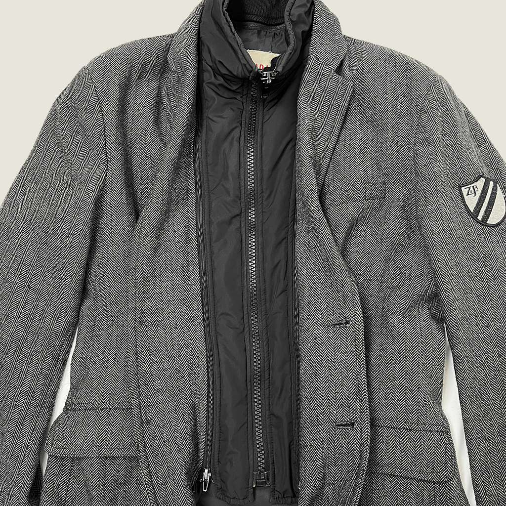 Vintage Zara Man Blazer Zip Front