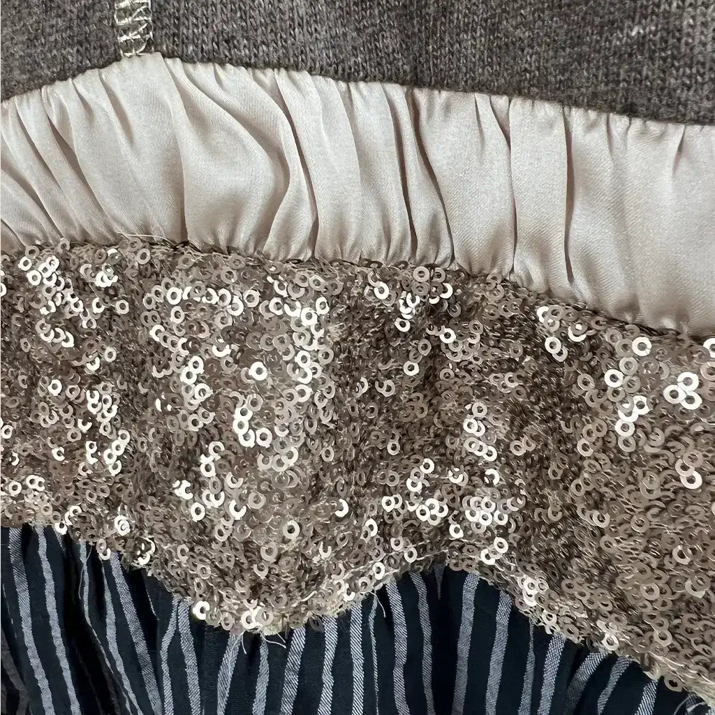 Hem Detail of the jp Jeans Women's Textured Knit Dress Mini