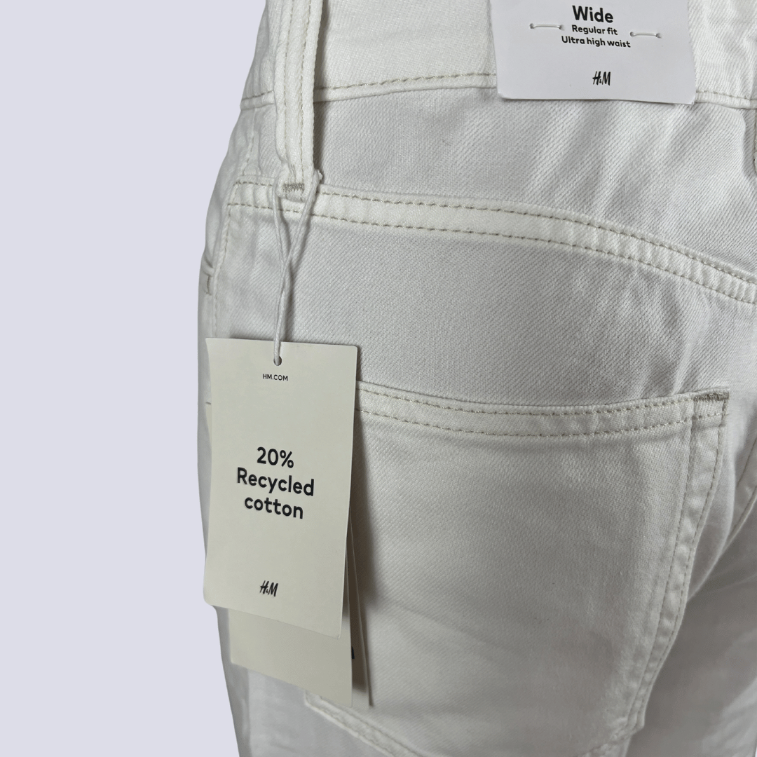 H&M High Waste Wide Leg Pant 8