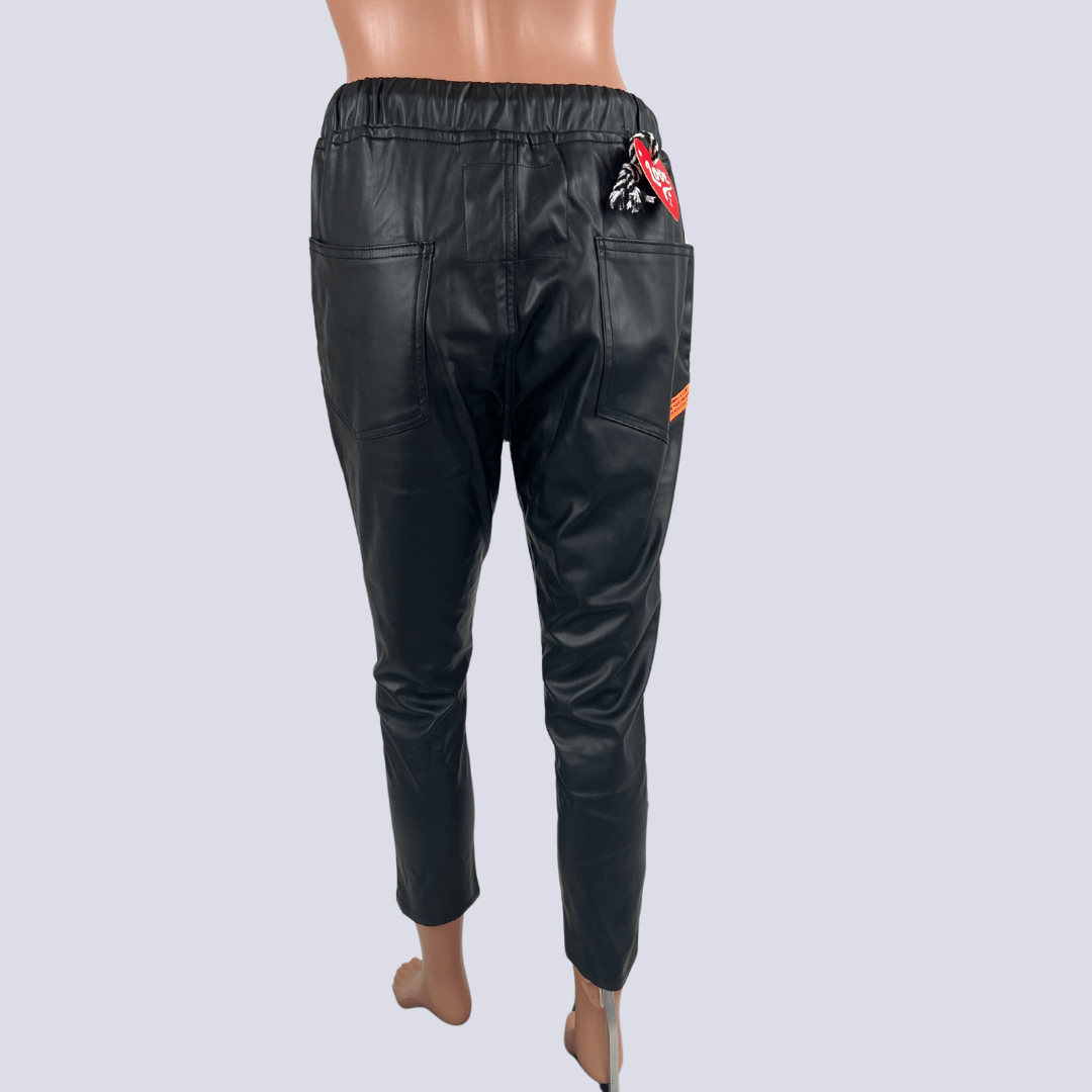 Hammill&Co Vinyl PUll Up Pant XS